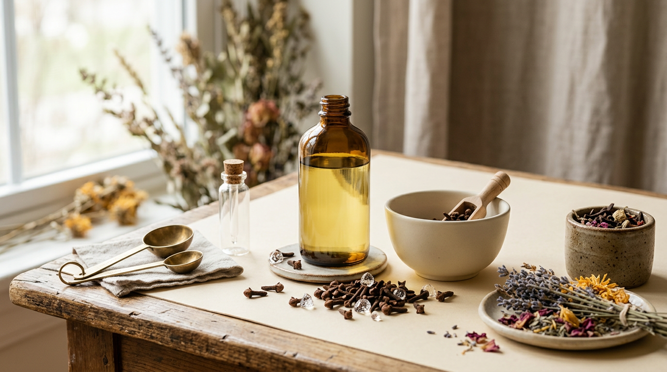 DIY Eugenol Spice Sachet Oil for Drawers and Linens